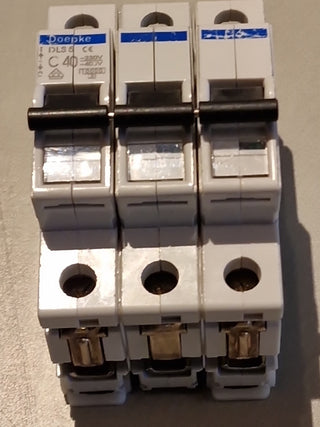 DOEPKE DLS 5 C40 DREIPOLIGER MCB-LEISTUNGSSCHALTER 40 Ampere C TYP 10 kA - #30