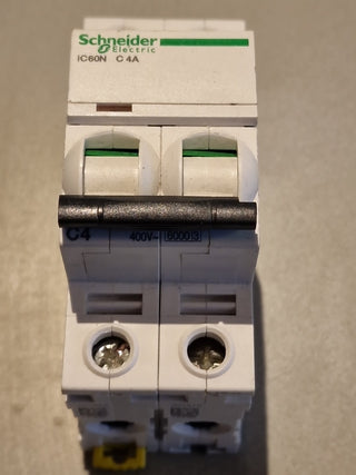 Schneider Electric iC60N C 4A 2P Leitungsschutzschalter -used-#30
