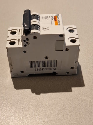 Schneider Electric C60H-DC C 2A Leitungsschutzschalter -used-#31
