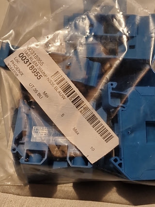 7x Phoenix Contact UT 35 BU - SCHUTZLEITERKLEMME 35mm²#45
