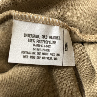 MILITARY POLYPRO Thermal Unterhemd mit 1/4 Reißverschluss - Feder - Gr. X Small3