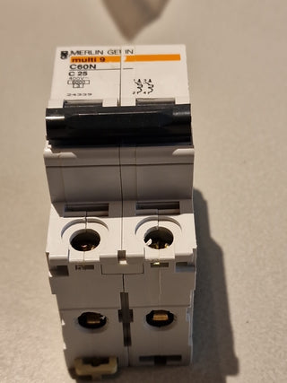 Merlin Gerin C60N C25 Leitungsschutzschalter 2-polig (24346) LS-Schalter0