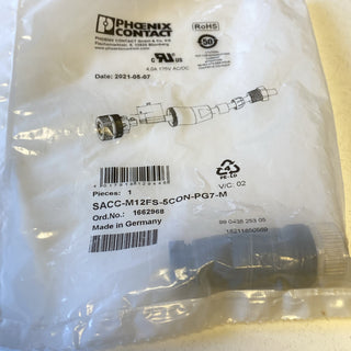 Phoenix Contact 1662968 SACC-M12FS-5CON-PG7-M M12 Buchse unkonfektioniert NEU1