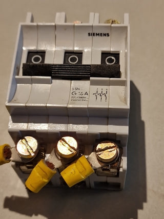 Siemens 5SN3 G16A Leitungsschutzschalter 3polig LS-Schalter Sicherungsautomat#30