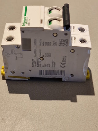 Schneider Electric iC60N C 4A 2P Leitungsschutzschalter -used-#33