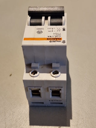 Gardix Multi 9 7-11206 Nr.06-U 6A Leistungsschalter U6A 3kA 2-polig#32