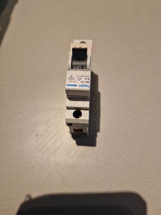 Hager Leitungsschutzschalter MB 106 B6  230/400V#32