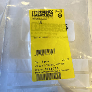 Phoenix Contact D-SUB Kontakteinsatz 1688379 VS-09-ST-DSUB/10-MPT-0,5 Neu1