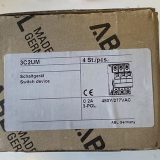 ABL SURSUM C2A Leitungsschutzschalter – 2A | 480Y/277V AC | Charakteristik C | N5