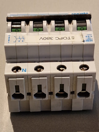 Vynckier Series E C25 400V~ Sicherung Leitungsschutzschalter Sicherungsautomat#33
